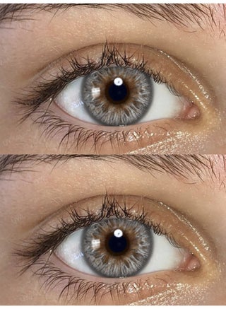 عدسات لاصقة ملونة سنوية Wolf Gray، عدسات لاصقة تجميلية للجنسين، عدسات طبيعية عصرية، عدسات لاصقة ناعمة بنسبة 42٪ - view 3